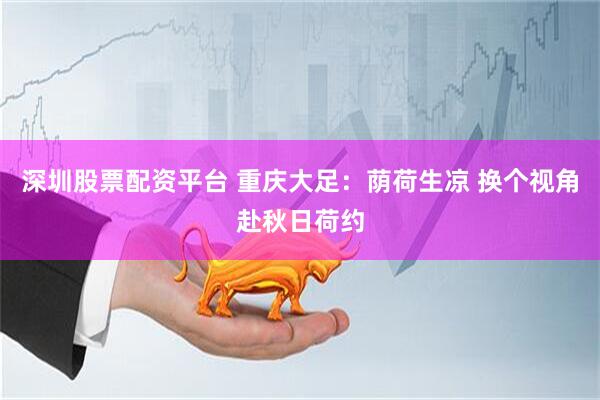 深圳股票配资平台 重庆大足：荫荷生凉 换个视角赴秋日荷约