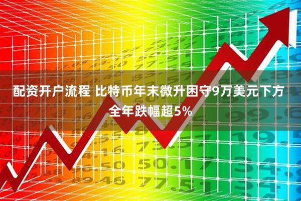 配资开户流程 比特币年末微升困守9万美元下方 全年跌幅超5%